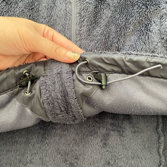 The North Face Dark Purple Fuzzy Fleece High Neck Osito 2 Jacket Full Zip Coat - Picture 10 of 10